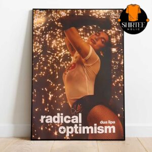 Dua Lipa Radical Optimism Tour 2025 Wembley London Anfield Liverpool Aviva Dublin Home Decor Poster Canvas