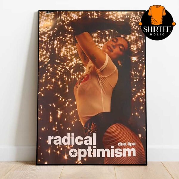 Dua Lipa Radical Optimism Tour 2025 Wembley London Anfield Liverpool Aviva Dublin Home Decor Poster Canvas