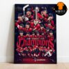 Florida Panthers 2025 Stanley Cup Champions Back To Back Home Decor Poster Canvas