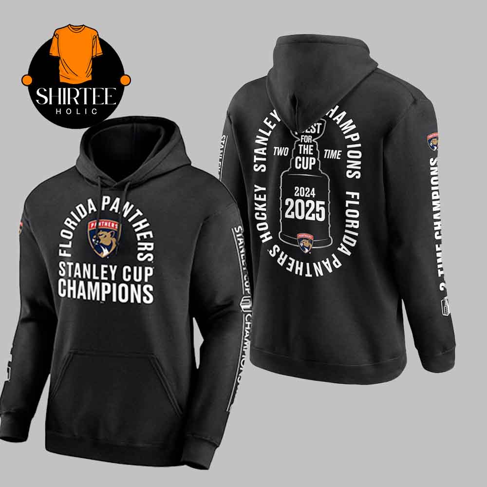 Florida Panthers Two Time Stanley Cup Champions Conquest All Over Print Hoodie Florida Panthers Two Time Stanley Cup Champions Conquest All Over Print Hoodie