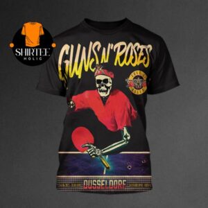 Guns N’ Roses Dusseldorf 2025 Merkur Spiel Arena On June 18th All Over Print T-Shirt