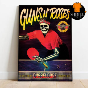 Guns N’ Roses Dusseldorf 2025 Merkur Spiel Arena On June 18th Home Decor Poster Canvas