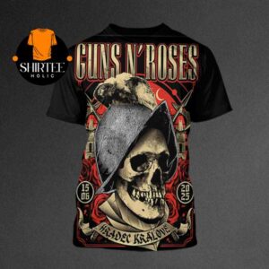 Gun N Roses Hradec Kralove Czechia 2025 Rock For People On June 15th All Over Print T-Shirt
