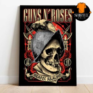 Guns N Roses Hradec Kralove Czechia 2025 Rock For People On June 15th Home Decor Poster Canvas