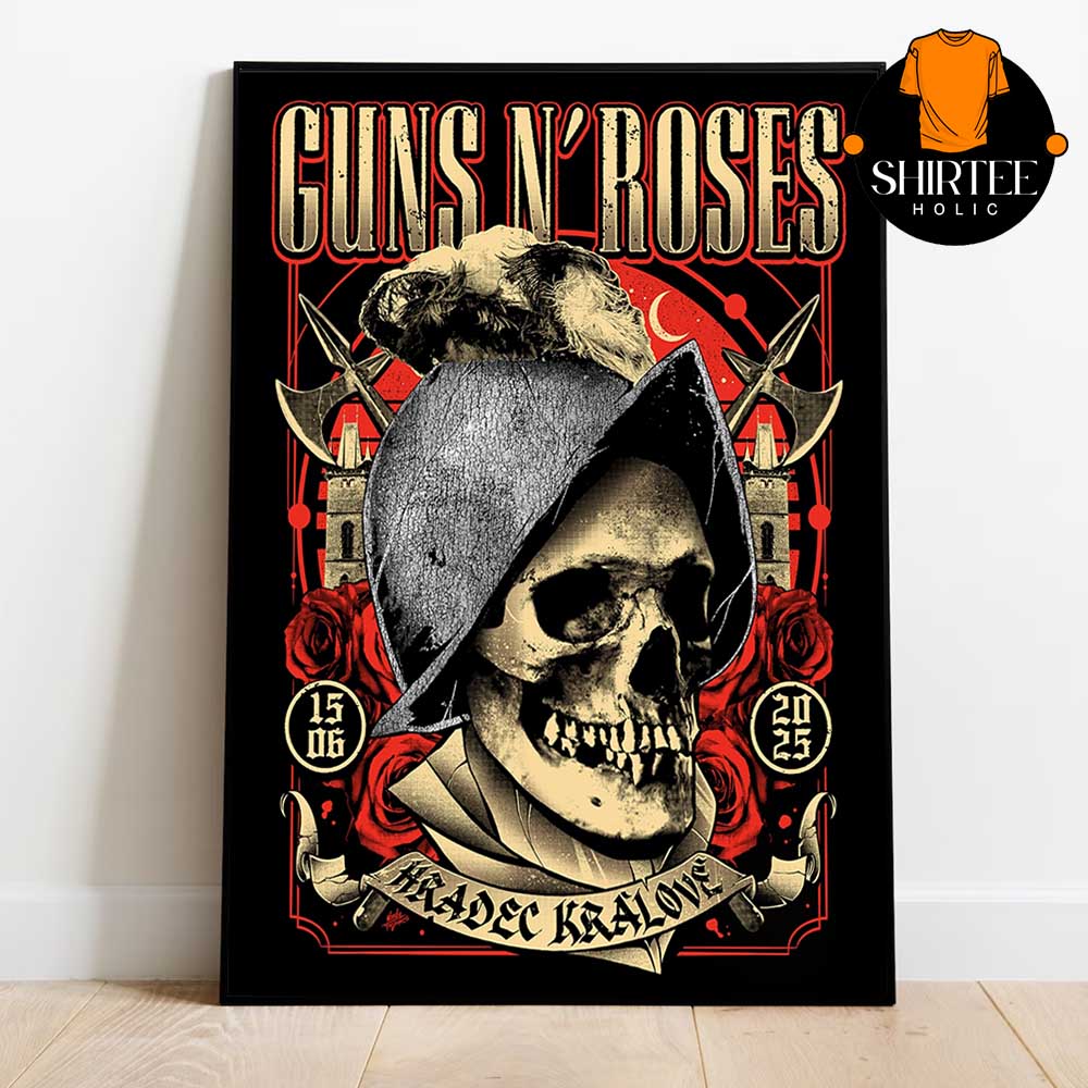 Guns N Roses Hradec Kralove Czechia 2025 Rock For People On June 15th Home Decor Poster Canvas Guns N Roses Hradec Kralove Czechia 2025 Rock For People On June 15th Home Decor Poster Canvas