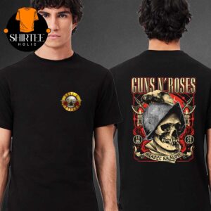 Gun N Roses Hradec Kralove Czechia 2025 Rock For People On June 15th Two Sided T-Shirt