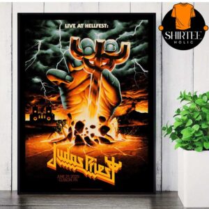 Judas Priest Hellfest 2025 Clisson France On June 21st Home Decor Poster Canvas