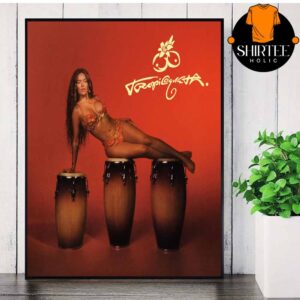 Karol G Tropicoqueta Album Cover Home Decor Poster Canvas