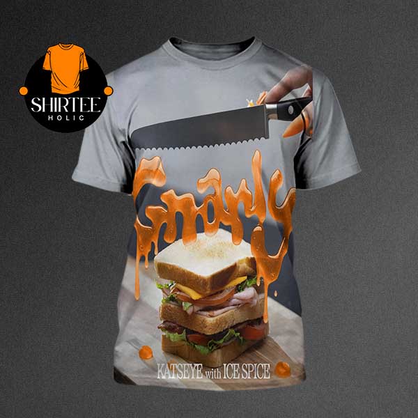 Katseye x Ice Spice 2025 Gnarly Remix Single Cover Release On June All Over Print T-Shirt Katseye x Ice Spice 2025 Gnarly Remix Single Cover Release On June All Over Print T-Shirt