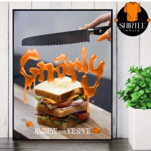 Katseye x Ice Spice 2025 Gnarly Remix Single Cover Release On June Home Decor Poster Canvas