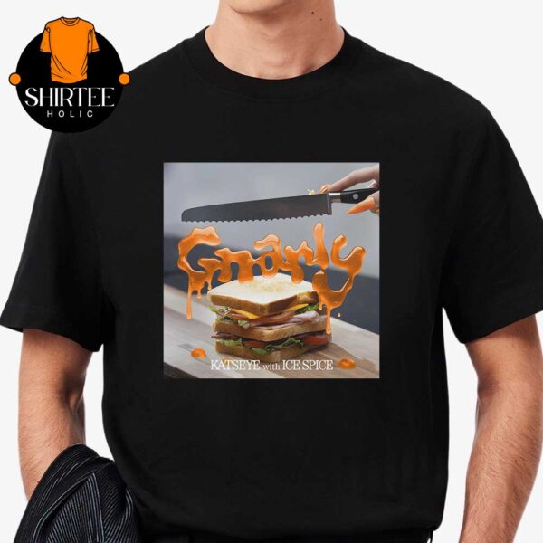 Katseye x Ice Spice 2025 Gnarly Remix Single Cover Release On June Unisex T-Shirt