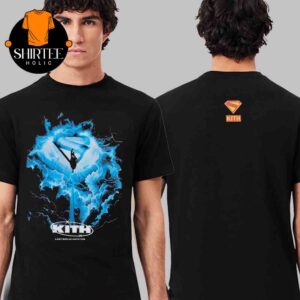 Kith x Superman 2025 Movie Lastest Son Of Krypton Lightning Vintage Two Sided T-Shirt