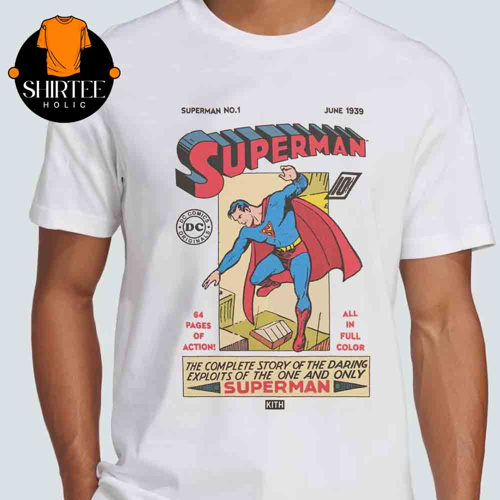 Kith x Superman 2025 No 1 Vintage T-Shirt Kith x Superman 2025 No 1 Vintage T-Shirt