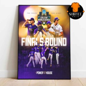 LSU Baseball Advances To Men’s College World Series Finals 2025 MCWS Home Decor Poster Canvas