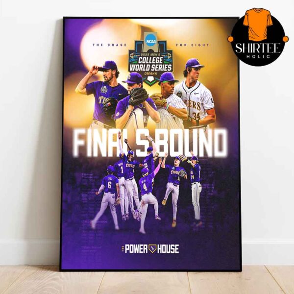 LSU Baseball Advances To Men’s College World Series Finals 2025 MCWS Home Decor Poster Canvas