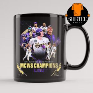 LSU Tigers Baseball National Champions 2025 NCAA Mens College World Series Ceramic Mug Cup