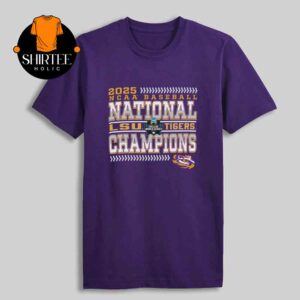 LSU Tigers Baseball National Champions 2025 NCAA Mens College World Series MCWS Jersey Unisex T-Shirt