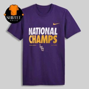 LSU Tigers Baseball National Champions 2025 NCAA Mens College World Series MCWS Nike Unisex T-Shirt