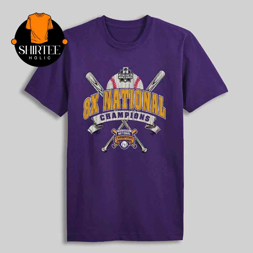 LSU Tigers Baseball National Champions NCAA 2025 Mens College World Series MCWS Unisex T-Shirt Hoodie Sweater LSU Tigers Baseball National Champions NCAA 2025 Mens College World Series MCWS Unisex T-Shirt Hoodie Sweater
