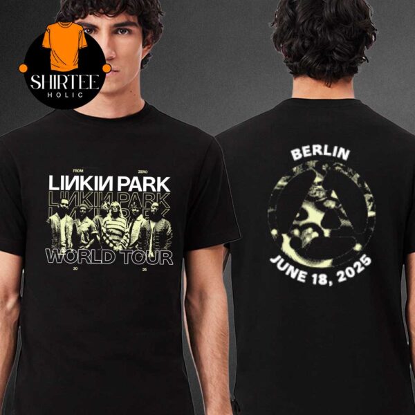 Linkin Park Berlin 2025 Olympiastadion Germany On June 18th Two Sided T-Shirt