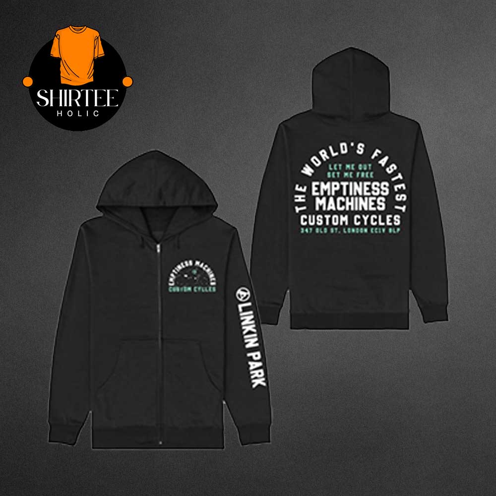 Linkin Park Wembley Stadium London 2025 Emptiness Machine Custom Cycles Zip Hoodie Linkin Park Wembley Stadium London 2025 Emptiness Machine Custom Cycles Zip Hoodie