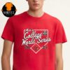 Official Arkansas Razorbacks 2025 MCWS Baseball Men’s College World Series NCAA Bullpen Ace Unisex T-Shirt