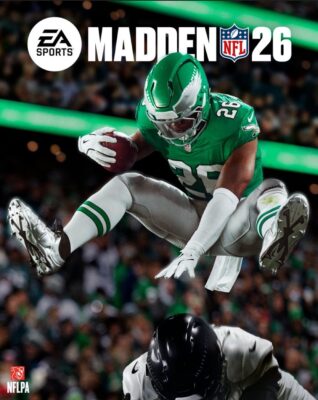 Madden NFL 26 Cover Saquon Barkley Reverse Hurdle Philadelphia Eagles