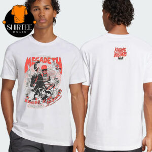 Megadeth 40th Years Anniversary Of Metal Rattlehead Ronin Two Sided T-Shirt