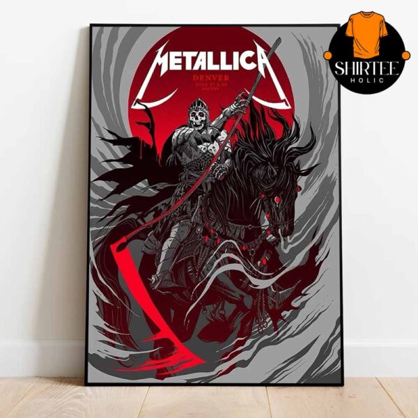 Metallica Denver 2025 Empower Field Colorado On June 27th 29th Home Decor Poster Canvas