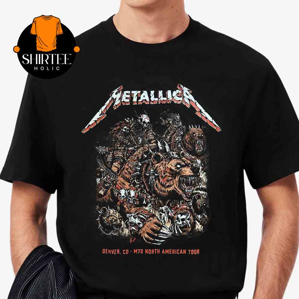 Metallica Denver 2025 Night 1 Empower Field CO On June 27th Unisex T-Shirt Metallica Denver 2025 Night 1 Empower Field CO On June 27th Unisex T-Shirt