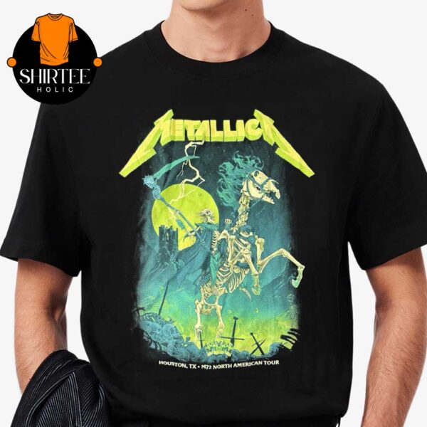 Metallica Houston Texas 2025 NRG Stadium M72 North American Tour Unisex T-Shirt