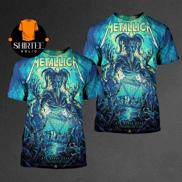 Metallica M72 Atlanta 2025 Mercedes Benz Stadium GA June 3rd North American Tour All Over Print Shirt Hoodie Metallica M72 Atlanta 2025 Mercedes Benz Stadium GA June 3rd North American Tour All Over Print Shirt Hoodie