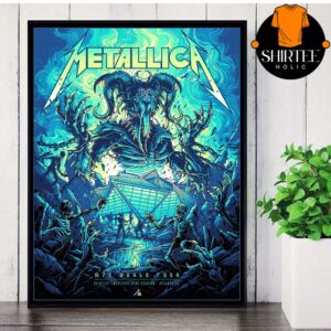 Metallica M72 Atlanta 2025 Mercedes Benz Stadium GA June 3rd North American Tour Home Decor Poster Canvas