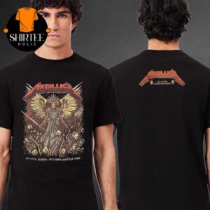 Metallica M72 Atlanta 2025 Mercedes Benz Stadium GA June 3rd North American Tour Two Sided T-Shirt