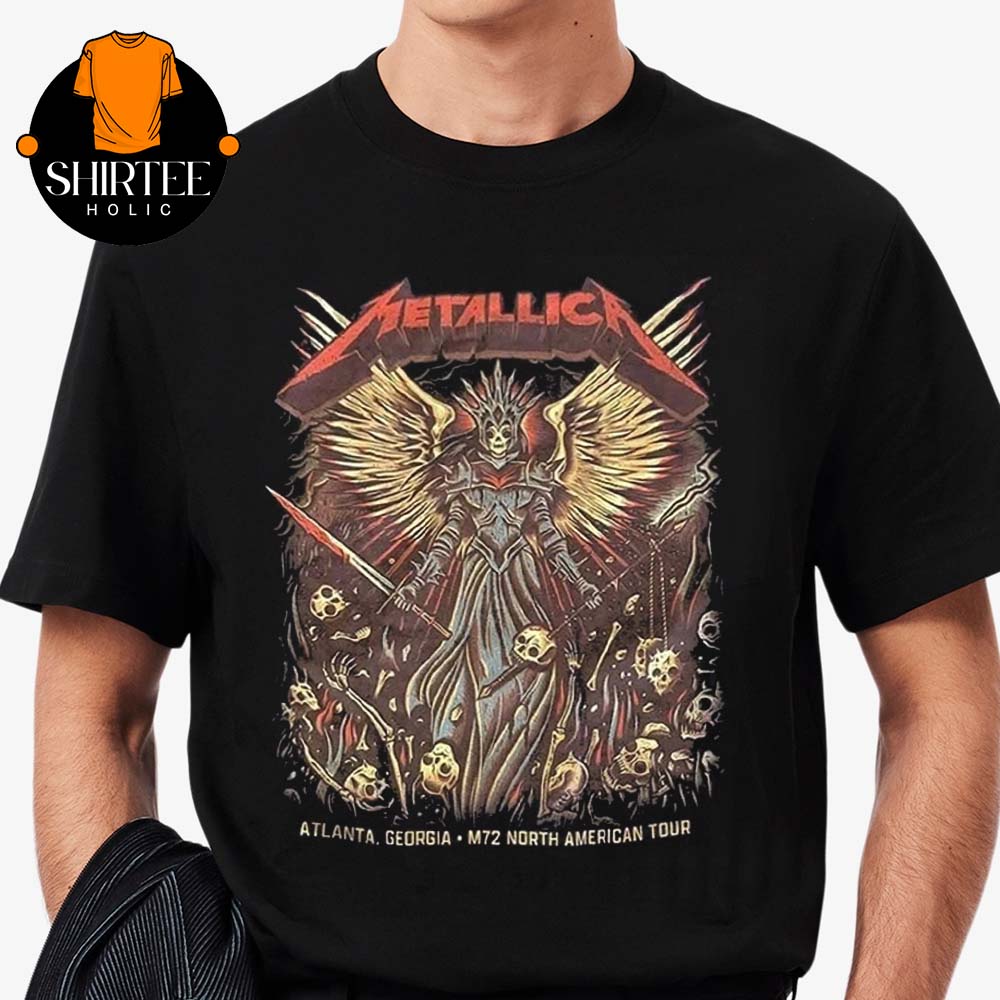 Metallica M72 Atlanta 2025 Mercedes Benz Stadium GA June 3rd North American Tour Unisex T-Shirt Metallica M72 Atlanta 2025 Mercedes Benz Stadium GA June 3rd North American Tour Unisex T-Shirt
