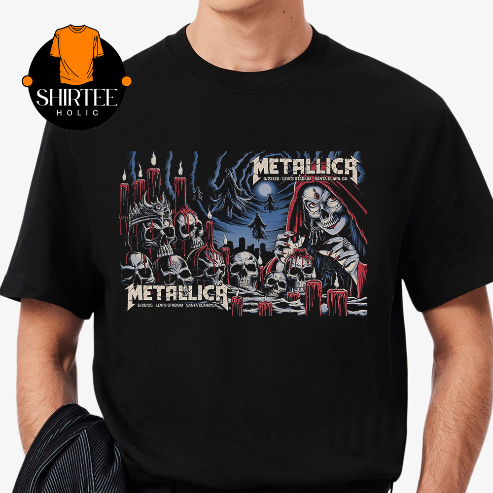 Metallica Santa Clara Levi’s Stadium 2025 California M72 North American Tour Matchup Unisex T-Shirt Metallica Santa Clara Levi’s Stadium 2025 California M72 North American Tour Matchup Unisex T-Shirt