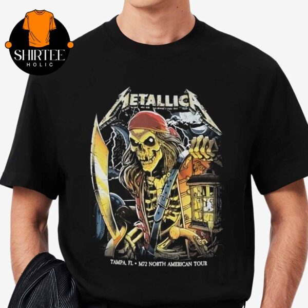 Metallica Tampa 2025 Day 2 Raymond James Stadium FL M72 North American Tour June 8th Unisex T-Shirt