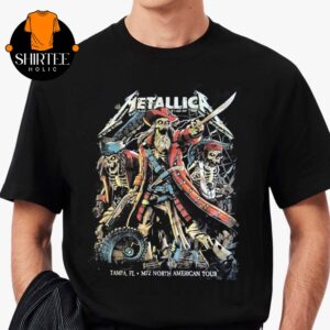 Metallica Tampa 2025 Raymond James Stadium FL M72 North American Tour June 6th Unisex T-Shirt