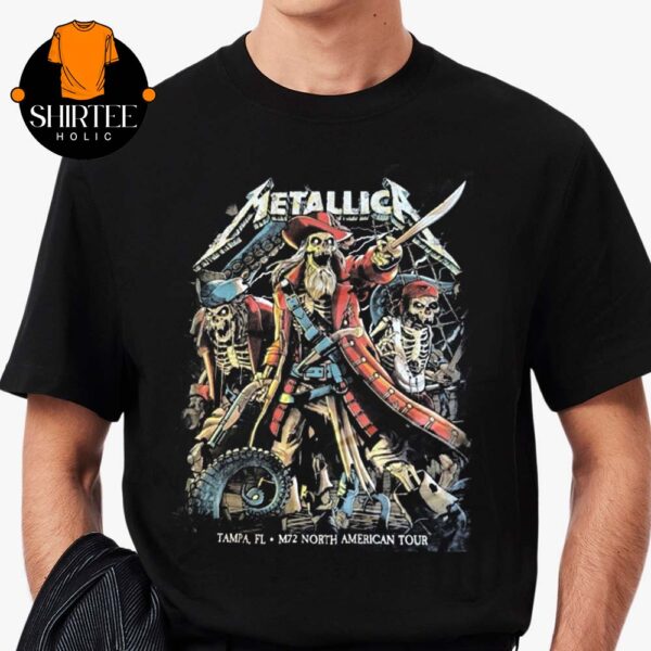 Metallica Tampa 2025 Raymond James Stadium FL M72 North American Tour June 6th Unisex T-Shirt