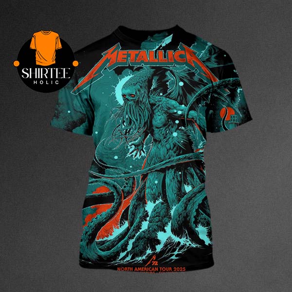 Metallica Tampa FL 2025 Raymond James Stadium M72 North American TourJune 6th 8th All Over Print T-Shirt Metallica Tampa FL 2025 Raymond James Stadium M72 North American TourJune 6th 8th All Over Print T-Shirt