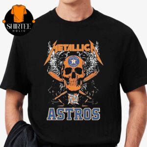 Metallica x Houston Astros 2025 Houston Texas NRG Stadium Pop Up Unisex T-Shirt
