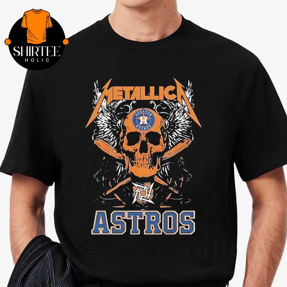Metallica x Houston Astros 2025 Houston Texas NRG Stadium Pop Up Unisex T-Shirt Metallica x Houston Astros 2025 Houston Texas NRG Stadium Pop Up Unisex T-Shirt