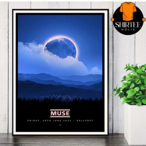 Muse Hellfest 2025 Clisson France On June 20th Home Decor Poster Canvas