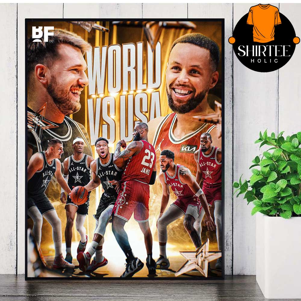 NBA All-Star Team USA vs Team World 2026 Home Decor Poster Canvas NBA All-Star Team USA vs Team World 2026 Home Decor Poster Canvas
