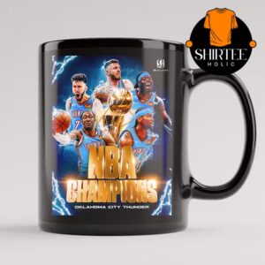 OKC Oklahoma City Thunder 2025 NBA World Champions Ceramic Mug Cup