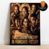 OKC Thunder 2025 NBA Champions First Championship In Franchise History Home Decor Poster Canvas