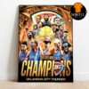 OKC Thunder 2025 NBA World Champions Home Decor Poster Canvas