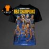 OKC Thunder 2025 NBA World Champions All Over Print T-Shirt Hoodie Sweater