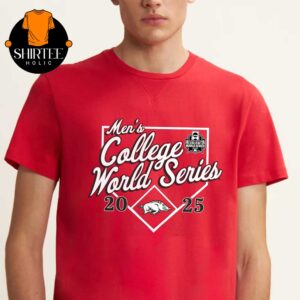 Official Arkansas Razorbacks 2025 MCWS Baseball Men’s College World Series NCAA Bullpen Ace Unisex T-Shirt