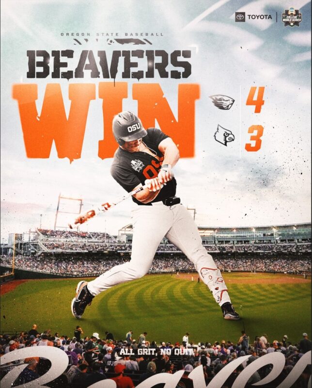 Oregon State Beavers walk its off beats Louisville to Open College World Series